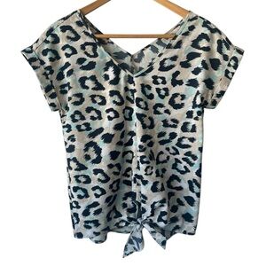 Juicy Couture Animal Print Shirt XS